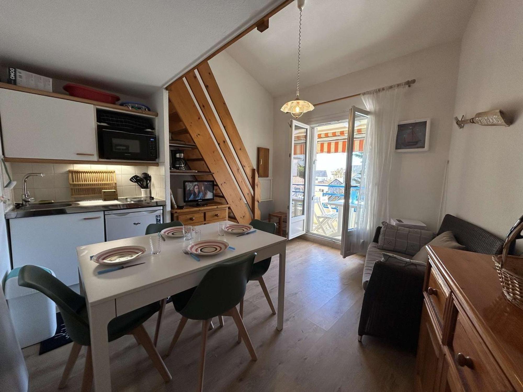 Appartement 2 Pieces Avec Mezzanine, 4 Couchages, Balcon, Parking, A 100M De La Mer, Saint-Jean-De-Monts - Fr-1-224C-295 מראה חיצוני תמונה